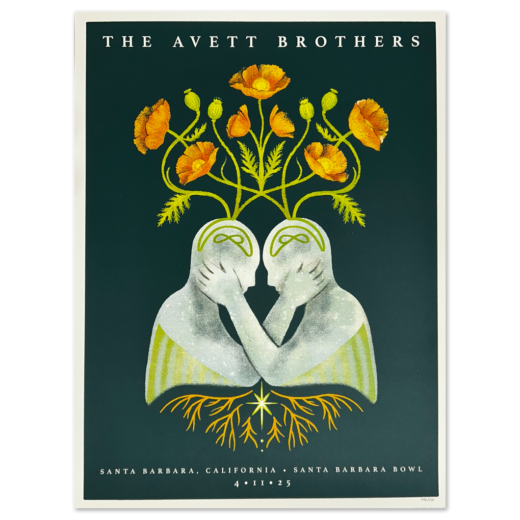 Santa Barbara Bowl (4-11-25 Santa Barbara, CA) Poster