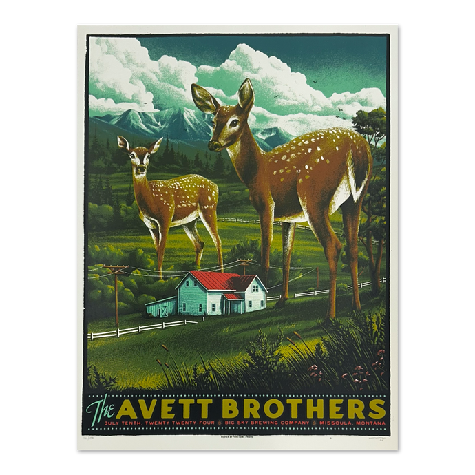 Big Sky Brewing Amphitheater [7-10-24, Missoula, MT] Poster