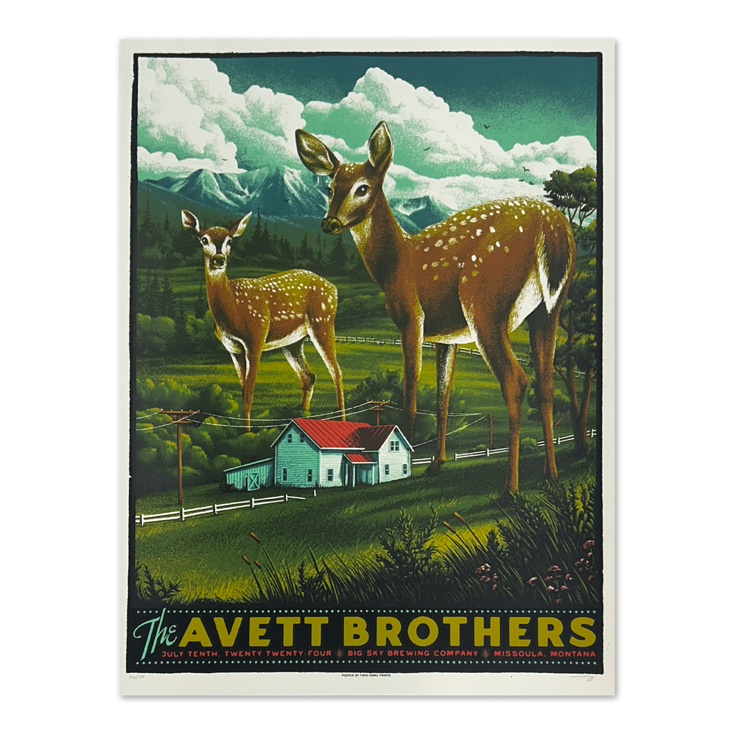 Big Sky Brewing Amphitheater [7-10-24, Missoula, MT] Poster