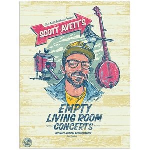Scott Empty Living Room Concerts Poster